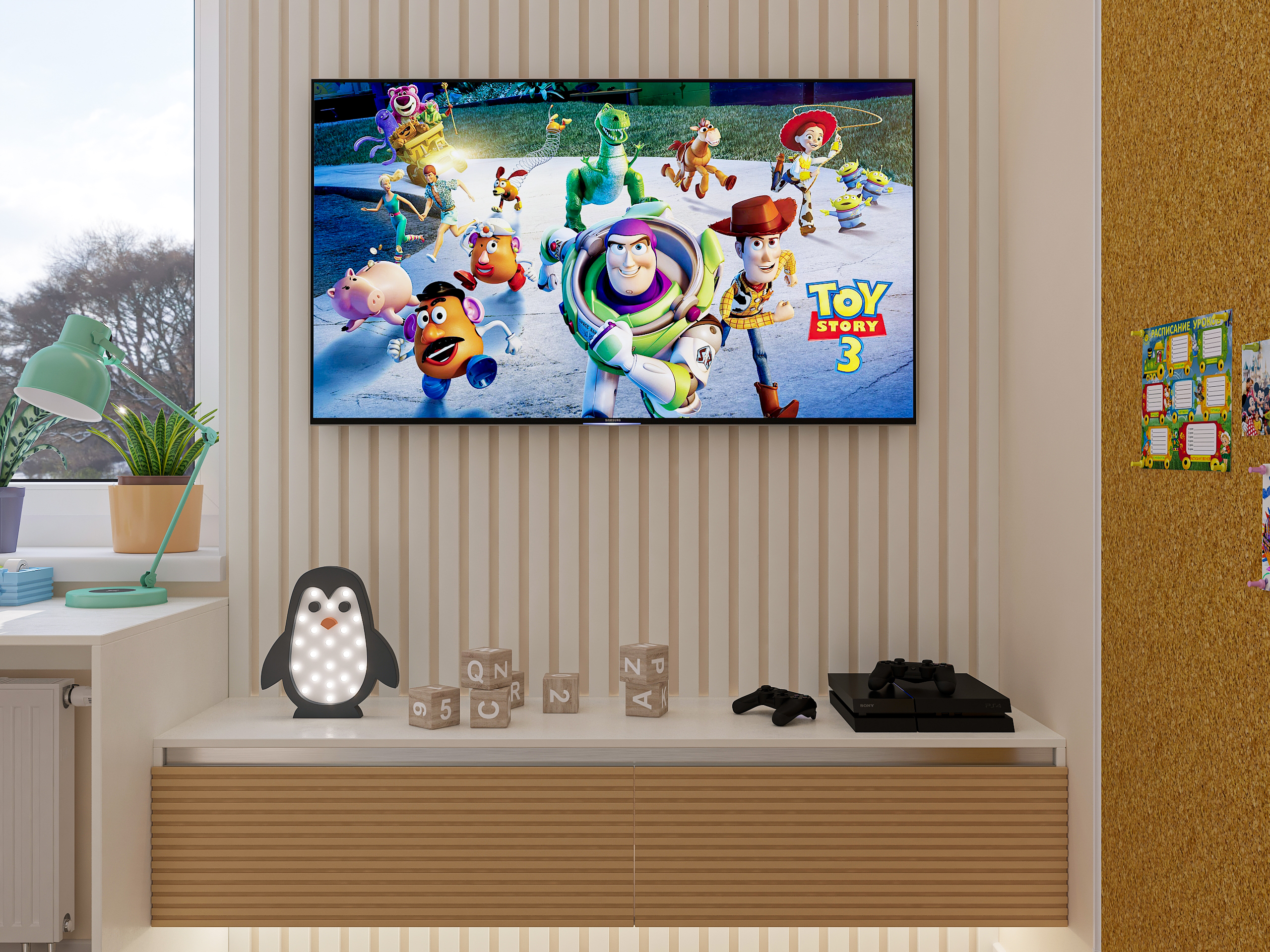 Дизайн-проект трёхкомнатной квартиры для молодой семьи в "ЖК АМГРАД" в Самаре