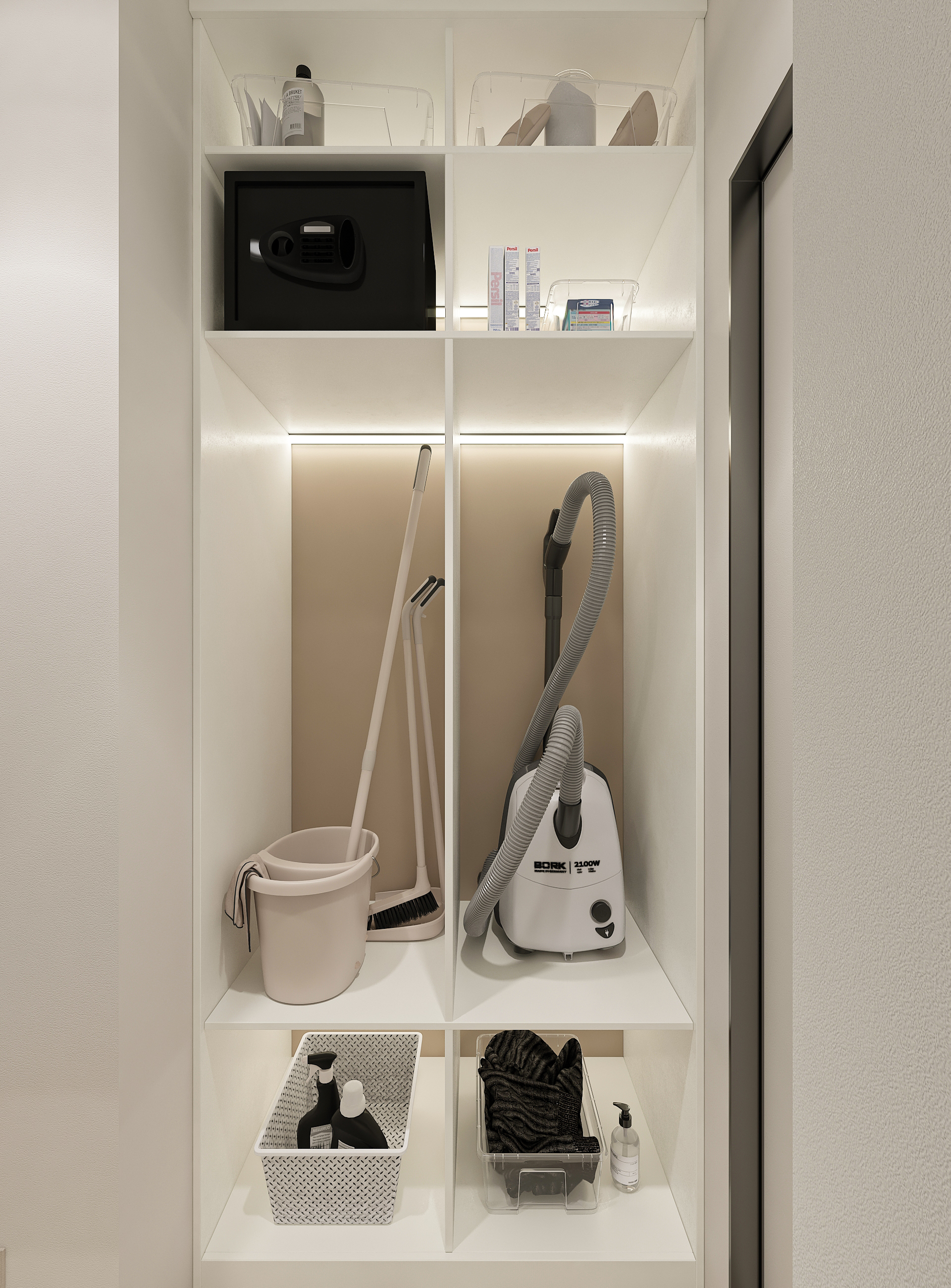 Дизайн-проект трёхкомнатной квартиры для молодой семьи в "ЖК АМГРАД" в Самаре