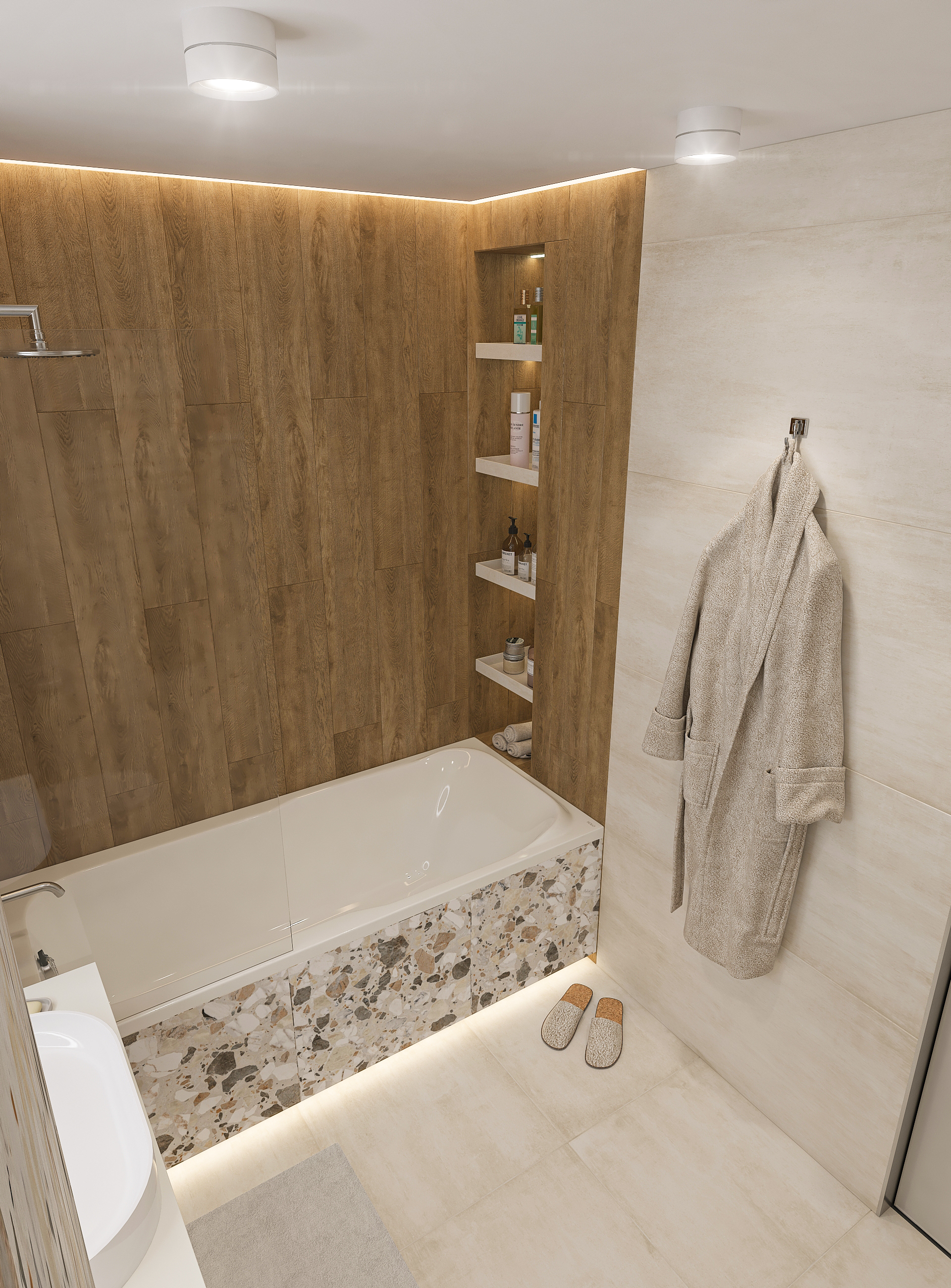 Дизайн-проект трёхкомнатной квартиры для молодой семьи в "ЖК АМГРАД" в Самаре