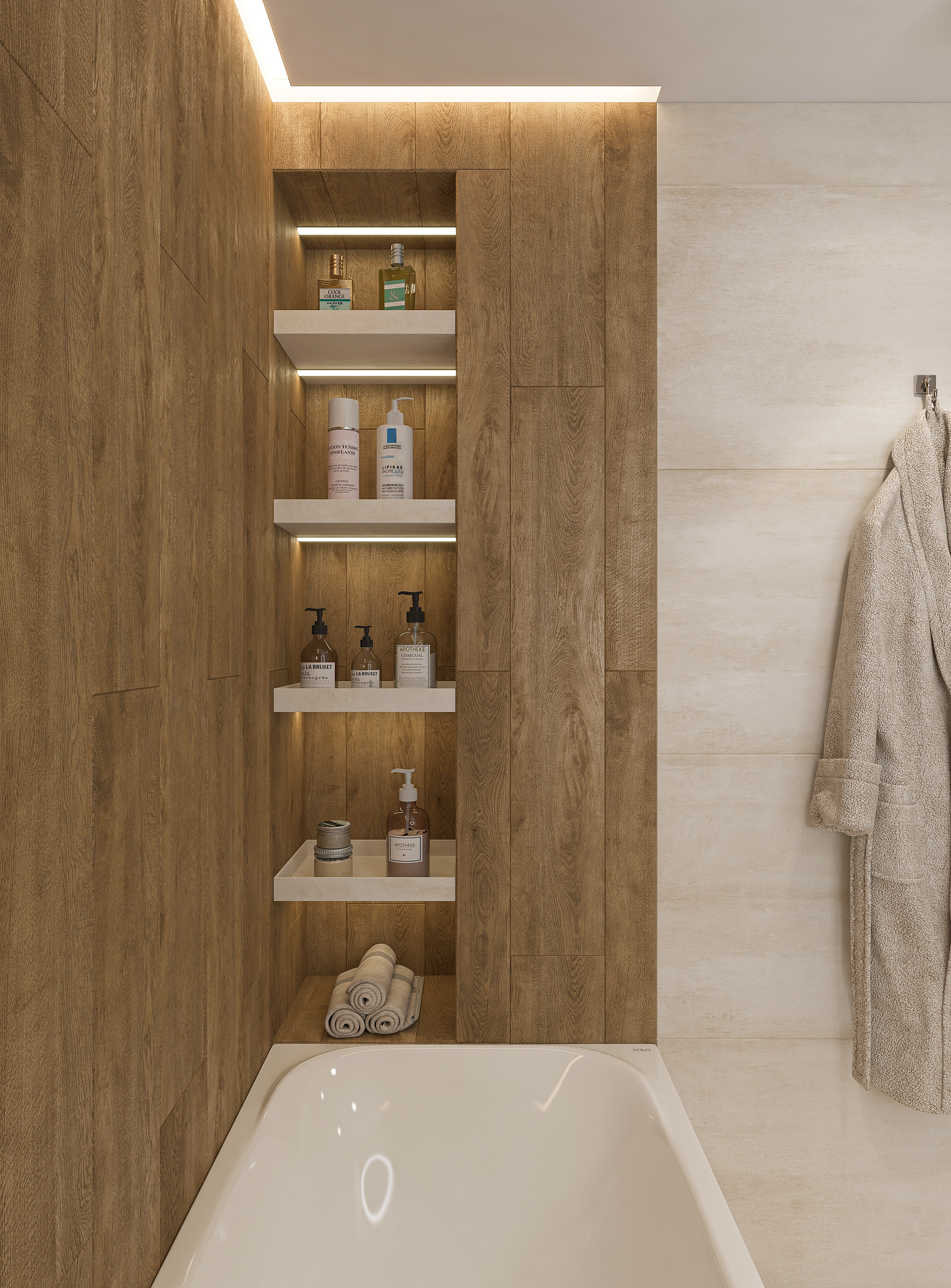 Дизайн-проект трёхкомнатной квартиры для молодой семьи в "ЖК АМГРАД" в Самаре